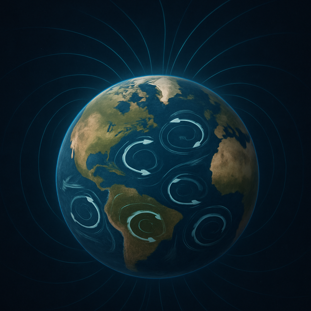 Understanding Oceanic Gyre Circulation Through Magnetohydrodynamic Coupling