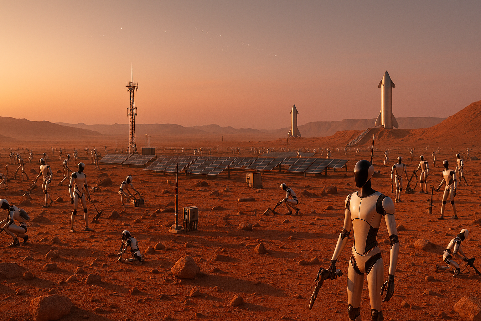 Mars Human Integration Through Autonomous Robotic Infrastructure